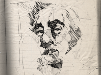 Sketch line man sketch