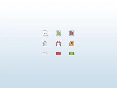 More Icons box calendar delivery document envelope icon icons invoice mail package pdf trash