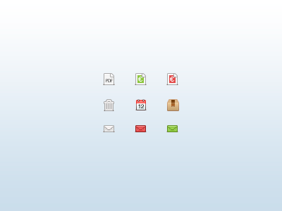 More Icons box calendar delivery document envelope icon icons invoice mail package pdf trash