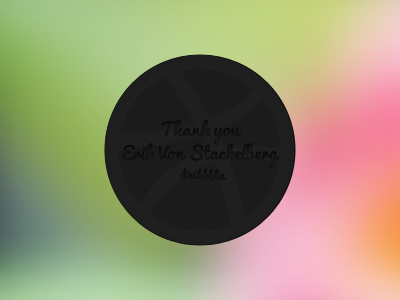 Curiosity blur debut logo thank you thanks typography