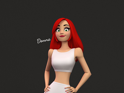 Donna Stylised Female character