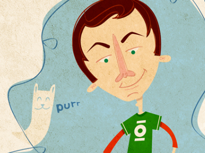 Sheldon Cooper big bang theory character design character esign kitty sheldon cooper