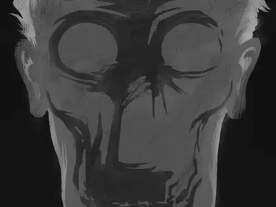 Lake Beast DVD Cover 2 grayscale photoshop