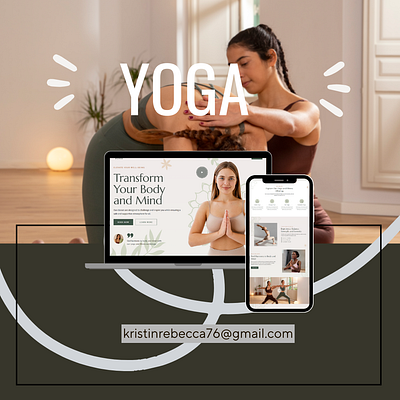 YOGA WEBSITE DESIGN automation build funnel go high level graphic design highlevel kajabi kajabi website landing landingpage lead generstion sales funnel sales page ui website website design yoga yoga page yoga website yogalanding page