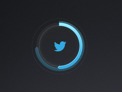 Measuring Social Brand Value blue chart charts data design progress twitter ui visualization