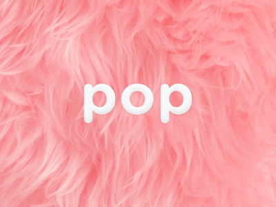 Pop app concept fauxfur iphone texture