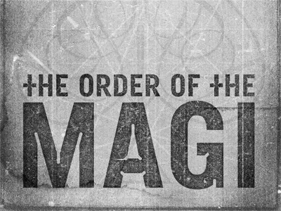 The Order of the Magi IV - Type treatment B amv antechamber book cover gray grid lines network order of the maji spade stained star map textured