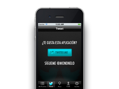 Tweet this app app button iphone mononelo tweet twitter xcode