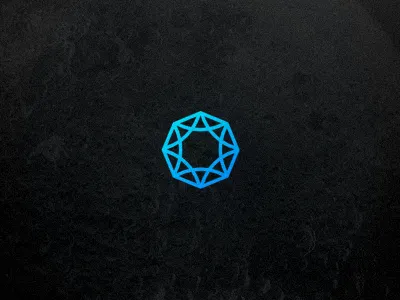 Diamond Mine - logo black blue brand diamond diamond mine icon logo logo design logotype mark mine