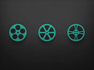 FilmNotice - Reels film film reel identity logo reel