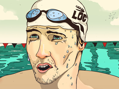 Ryan Lochte illustration lochte