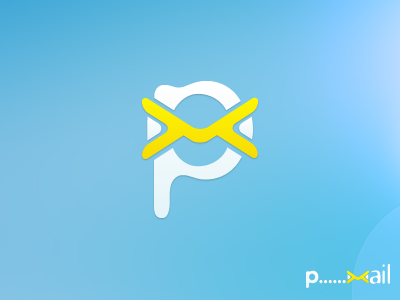 P....Mail email letter logo mail p pletter