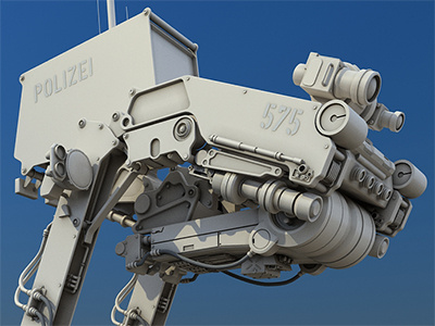 Botbits II 3d illustration robot scifi