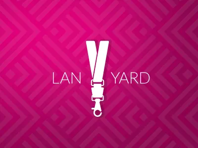 Lanyard lanyard logo pink