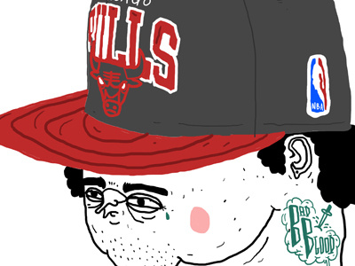 Chicago Bulls bad blood clothing basketball berlin clothing drawing dribble graffiti hip hop nba street art sweatshirt t shirt