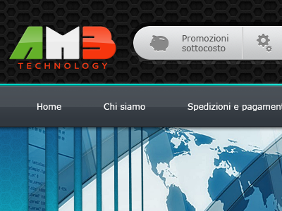 AMB Homepage proposal ecommerce homepage web design website
