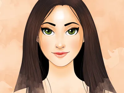 Girl girl illustration