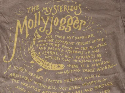 Mollyjogger apparel illustration lettering