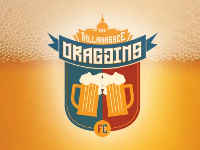 Draggins crest logo soccer