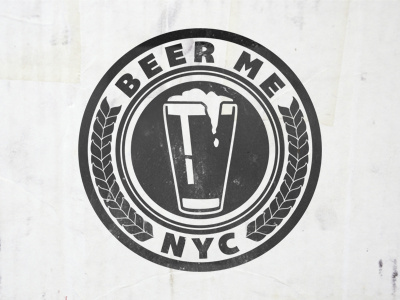 Beer Me beer design logo me nyc