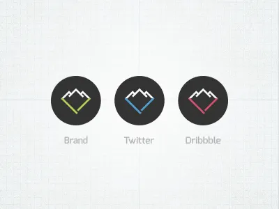 Personal Logo, Situational brand clean colour dribbble identity logo personal twitter