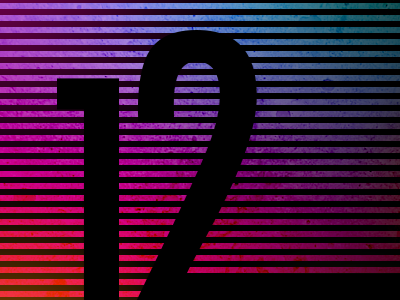 Twelve 12 numbers twelve