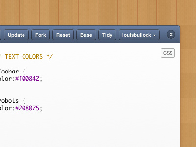 Coding App [CSS] app blue buttons code coding css download dropdown editor free freebie icon jsfiddle mac minimal navy os x simple ui window