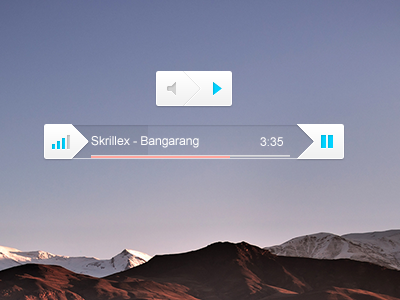 Music Player Concept design minimalistic music player simple spotify ui web