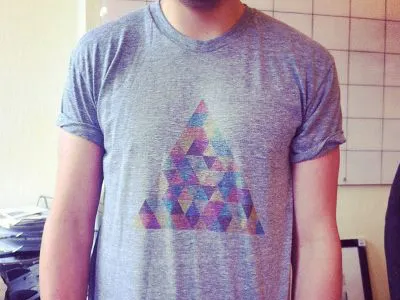 Triangle t-shirt colour t shirt tee texture triangle triangles