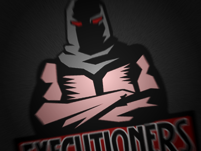 Sports badge - warmup exercises #5 badge black executioner grey pink red sports