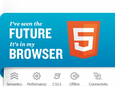 HTML5 Sessions blog design html5 photoshop ribbon session