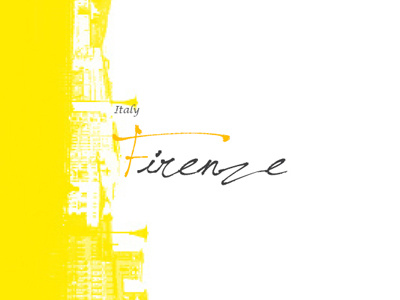 Editorial_Italy editorial graphic typography yellow