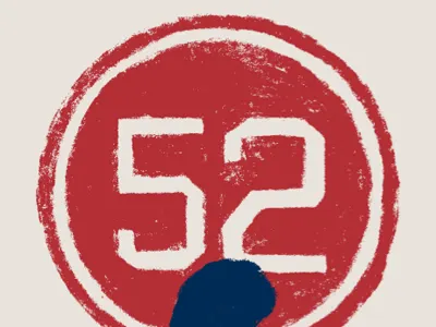 Logo process - detail logo number sketchy