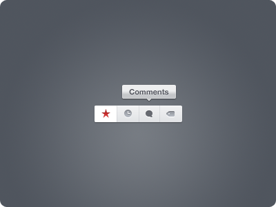 ★ clean design icons popover popup ui ux