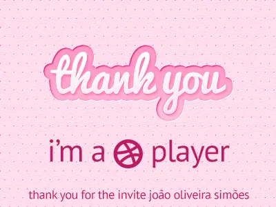 thank you :) invite player thank you