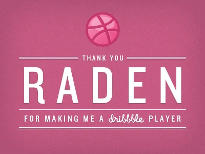 Thanks for the invitation debut invite nubie thank you