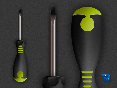 Screwdriver free psd icon layer styles screwdriver