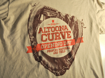 Altoona Printed altoona altoona curve baseball double a minor leauge pennsylvania sports