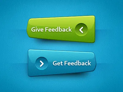 Give Feedback arrow blue button download feedback green ui web
