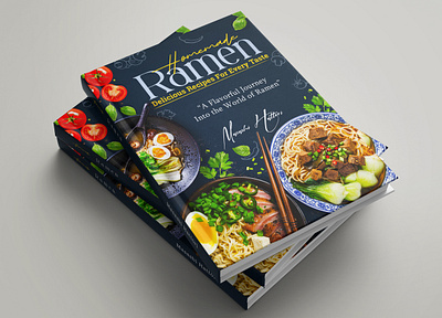 Homemade Ramen Cookbook Cover Design arfin mehedi best ramen cookbook book cover book cover design branding cookbook cookbook cover cover design design ebookcover graphic design illustration kindlecover paperback print book ramen ramen book cover ramen cookbook ramen recipe ramen recipe book