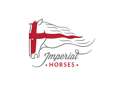 Imperial Horses V3 cross england english flag highborn horse imperial logo mask noble racing royal running speed strong wind