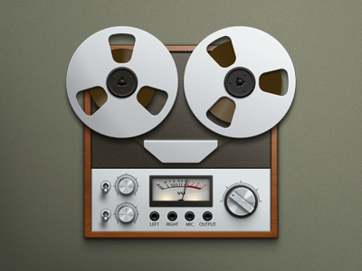 Recorder bobine icon icons recorder tape