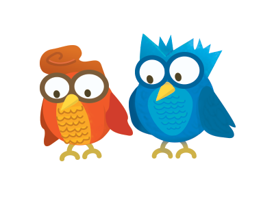 Cute Birds birds illustration owl
