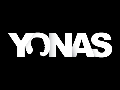 Yonas (Logo) hiphop rap shadow type typography yonas