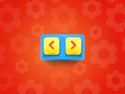 Plastic arrows button children navigation plastic