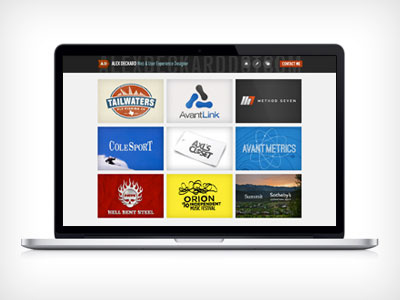 Alex Deckard {dot} Com graphic design portfolio user experience web design