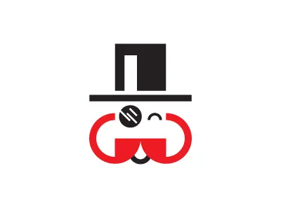 The Get Grok Gentleman gentleman head logo mustache
