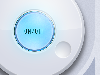 Illuminated on/off button