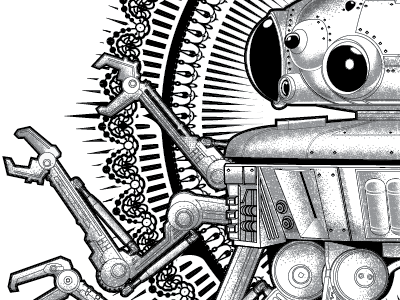 RoboProbe / Shiva all seeing eye blasters cutthroat cavalier eight arms false idol galactic empire idol illustration many arms mechis iii probe remote surveillance droid robot self destruct