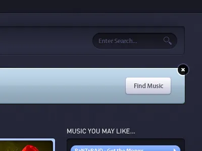 Digital client design music search ui